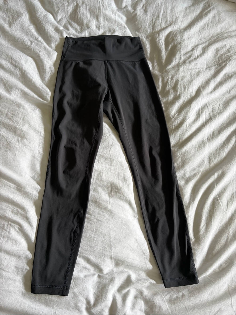 CRZ YOGA Black High-Waist Leggings - Size S